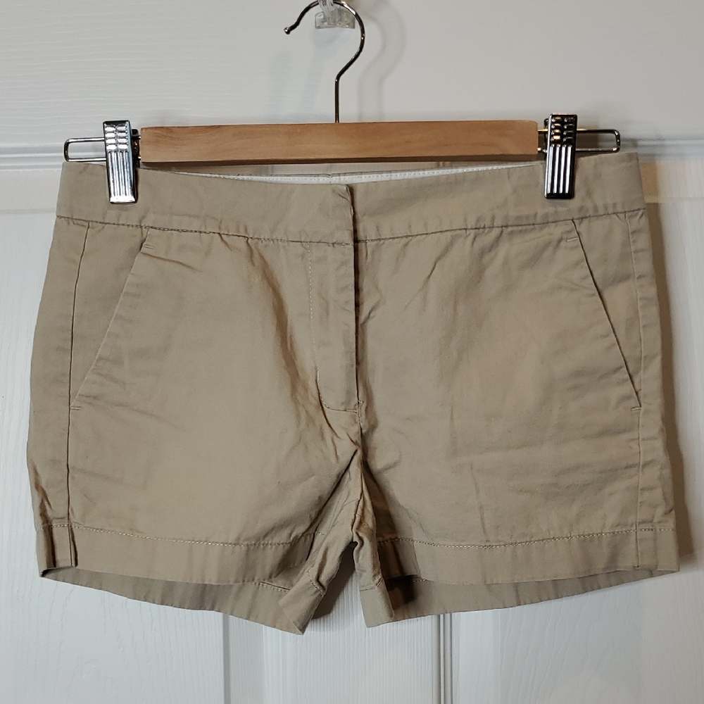 Crewcuts Flat Front Chino Khaki Shorts, Girls Size 12